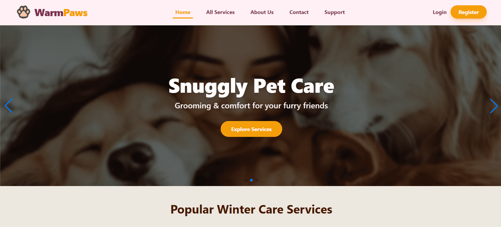 WarmPaws: Winter Pet Care